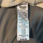 Juicy Couture “Be Kind” Buttoned Short Sleeve Shirt White Cream Women’s Large Photo 5