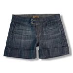 SEE THRU SOUL Cuffed Denim Shorts size 26 Blue Photo 1