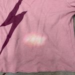 Aviator Nation Aviation Nation bolt striped relaxed cropped hoodie-
Pink size L Preppy Casual Photo 11