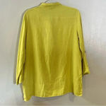 John Mark JOHN-MARK, S, Stand-up collar, slip-over, two shell buttons in front, linen Photo 5