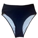 Blooming Jelly  Navy Blue Tie Front Bikini Women’s Size Medium Photo 8
