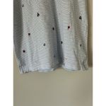 Brooks Brothers  Blue & White Striped Polo Shirt Coastal Beach Details Size XL Photo 3