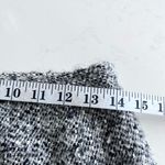 Oscar de la Renta Black White Tweed Ruffled Knee Length Pencil Skirt Size 8 Photo 10