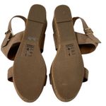 Arula Women's Suede Ankle Strap Platform Cork Wedge Sandals Neutral Size 8 Tan Photo 7