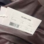 Helmut Lang NWT$425  Faux-leather Twist Short Sleeve Mini Dress Photo 6