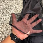 Lady Cameo Dallas Black Ruffle Dress Sz Medium Witchy Black Academia Whimsigoth Photo 6