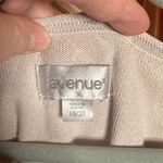 Avenue  Women's Elegant Light Gray 100% Cotton Sweater Size 2X 18/20 Photo 1