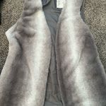 Bear Dance Women's Gray Faux Fur Vest Photo 0