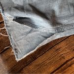 ZARA  Distressed Straight-Leg Jeans • Raw Hem • Light Wash • Size 6 Photo 2