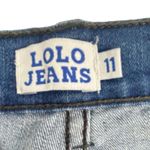 Lolo Women's Ankle Jeans Size 11 Blue Side Stripe Stretch Denim Photo 10