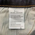 KanCan Jean Shorts Womens S 'Gemini High Rise' Cut‎ Off Stretch Denim Dark Wash Blue Photo 5