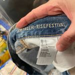 American Eagle Cute distressed vintage hi-rise shorty jean shorts pockets Photo 3