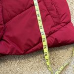 Maurice's Red Snap Front Puffer Jacket Quilted Lined Size Large Warm Cozy Photo 10