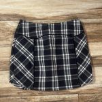 Free People  black and gray checkered short skirt Photo 2
