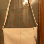 Stone Mountain White Genuine Leather Hobo/Bucket Purse NWOT Photo 1