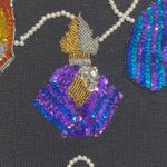 Jacque & Koko Vintage Embellished Perfume Bottle Sweater 14/16 Black Photo 3