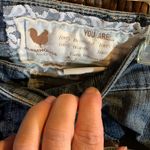 Farmhouse Frocks Appliqué Patchwork Jeans Size 5 Blue Photo 1