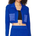 SER.O.YA Evelyn Cropped Knit Jacket in Royal Blue size XS Photo 13