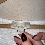 Chenault Sparkly White‎ 3/4 Sleeve Dolman Sweater Size L White Size L Photo 2