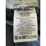 Juicy Couture Jeans Women's 9/29 Blue Lunita Wide Leg Rhinestone Logo 80s Photo 9