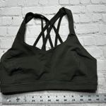 Lululemon Women's Strappy Sports Bra - army green size 6 Photo 1