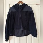 Free People Movement Navy Blue Hooded Pullover Terry Size XS EUC Photo 3