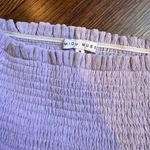 Mixology Ruffle Smocked Lavender Mini Skirt Photo 1