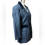 Philippe Adec Paris Women's Dark Gray & Black Vintage Blazer/Coat size 6 Photo 2