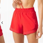 Lululemon  Hotty Hot High Rise Short 4" *Mesh
Carnation Red RARE! Photo 5