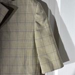Dress Barn Classic Beige Plaid Women's Blazer Photo 3
