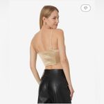 Free People Intimately by Casino Royal Bram Womens Latte Beige Crop Top Size XL Photo 1