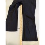 J.Crew  Flare Crop Pants Womens 33" Black High Rise Denim Stretch Travel Work Photo 4