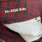 American Eagle AEO  Outfitters Plaid Hi-Rise Mini Skirt Sz 6 Photo 5