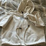 H&M  Cropped Hooded Sweatshirt Photo 1