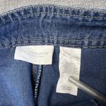 Liz Claiborne  Jeans Size 10‎ Straight Wide Leg Dark Wash Lizwear Forties Flair Photo 6