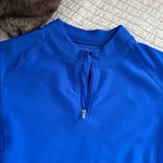 Coolibar blue freestyle, short sleeve rash guard large UPS 50+ women Photo 2