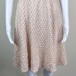 Renee C  Dot Lace Overlay Fit & Flair Dress Photo 2