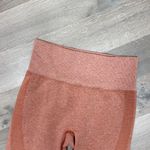 PINK - Victoria's Secret Pink by Victorias Secret Seamless Heathered Mid Rise Leggings Pumpkin Orange XS Photo 5