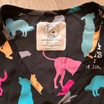 Cherokee  Prints Women Medical Scrubs Top V-Neck Dog Lover top XS Photo 7