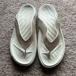 Crocs Women's Gold Flip-flops 8 Photo 0