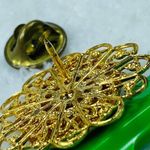 Jesus God Children Religious Tie Tack Jewelry Pin Brooch Gold Tone Filagree Photo 6