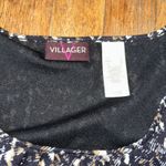 Villager Women's Multicolored Business/Casual Short Sleeve Lined Blouse Size L Photo 1