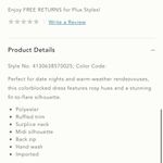 Anthropologie  Cobie Colorblocked Midi Dress Photo 1