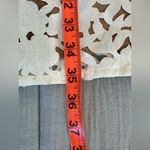 Monique Lhuillier  Lazercut Bell Sleeve fit and flare white dress size 10 Photo 13