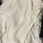Alo Yoga NWT new ivory hazy mock neck polar fleece Sweater sold out color m Photo 1