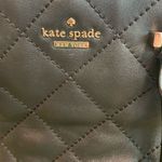 Kate Spade Emerson Place Olivera Quilted Satchel Black and Gold Photo 1