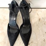 J.Crew  black elegant ankle strap heels size 7 1/2 Photo 2