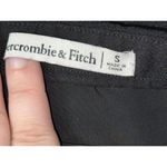 Abercrombie & Fitch NEW  Black Polyester Side Slit Long Maxi Skirt Womens Size S Photo 3