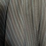 Ann Taylor  black blue Pinstripe button fitted Blazer size 6 Photo 4