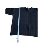 Lululemon New Heights Black Knit Ribbed Sweater Size 8 Minimalist Classy Goth Photo 5